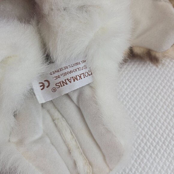 Folkmanis Hand Puppet Toy Barn Owl Plush Stuffed Animal - Picture 6 of 6